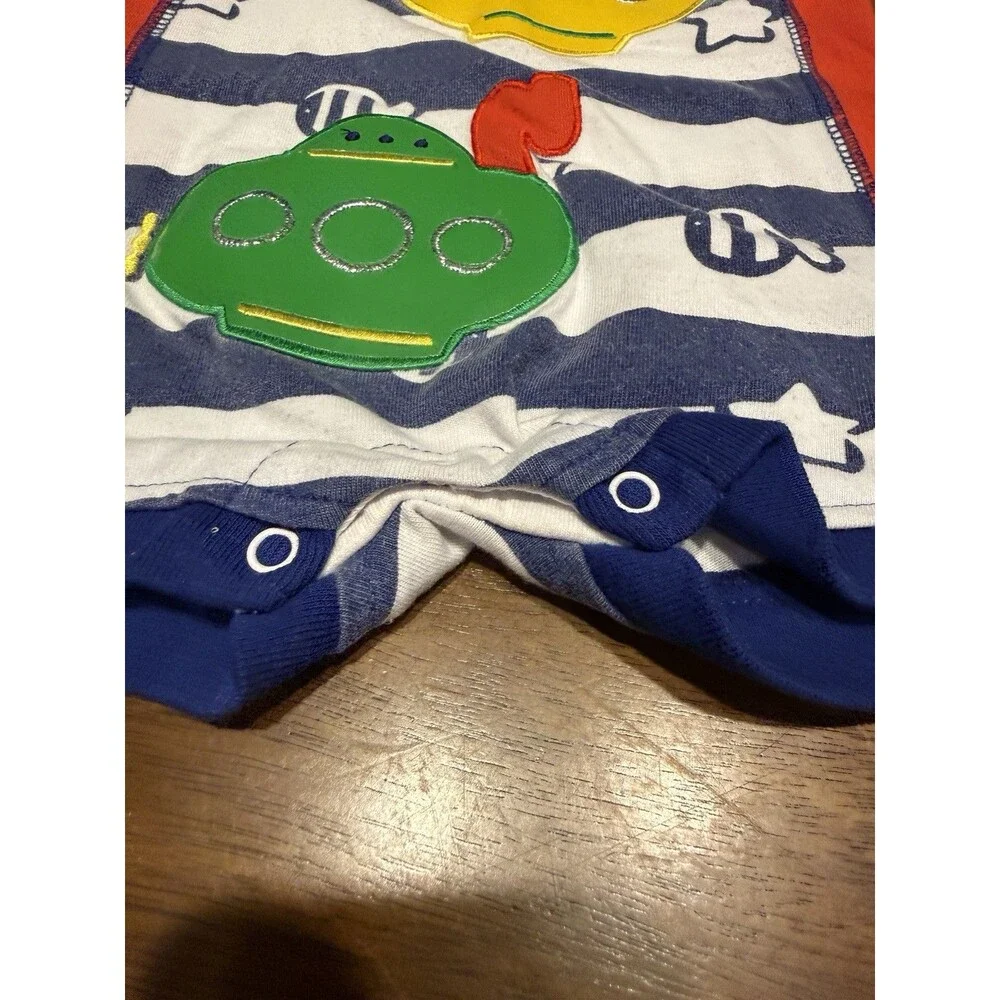 Vintage 90s Celebrity Kids 6/9 Months Submarine Romper